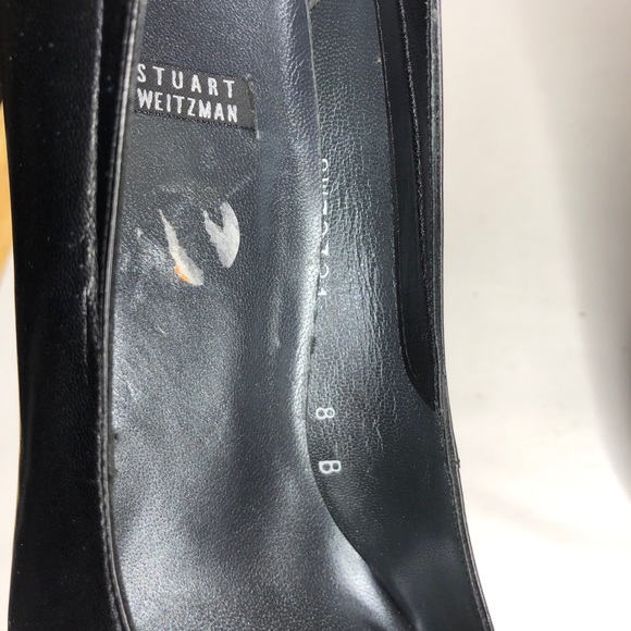 NWOT Stuart Weitzman Black Heels - size 8 - Picture 6 of 9